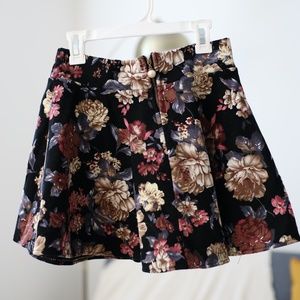 Floral Mini Skirt